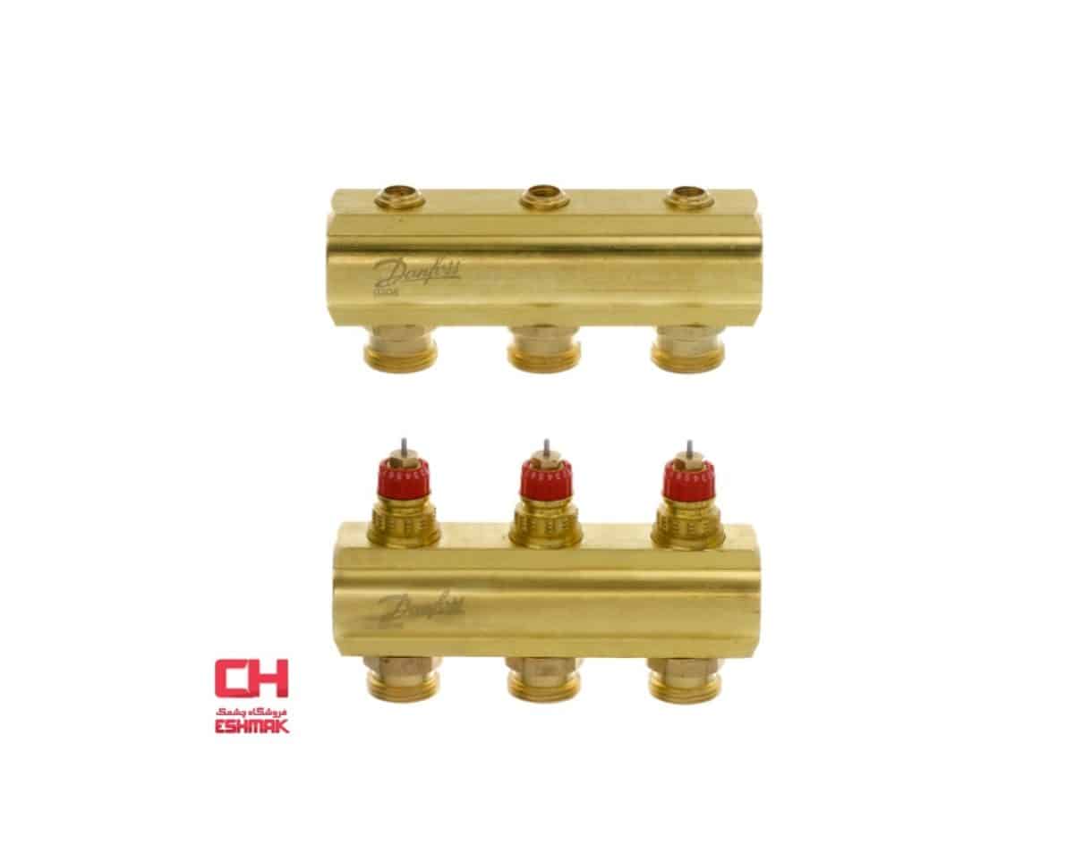 ست کلکتور گرمایش از کف دانفوس 3 انشعاب ساده FHF-3 مدل 088U0503 - Image 1