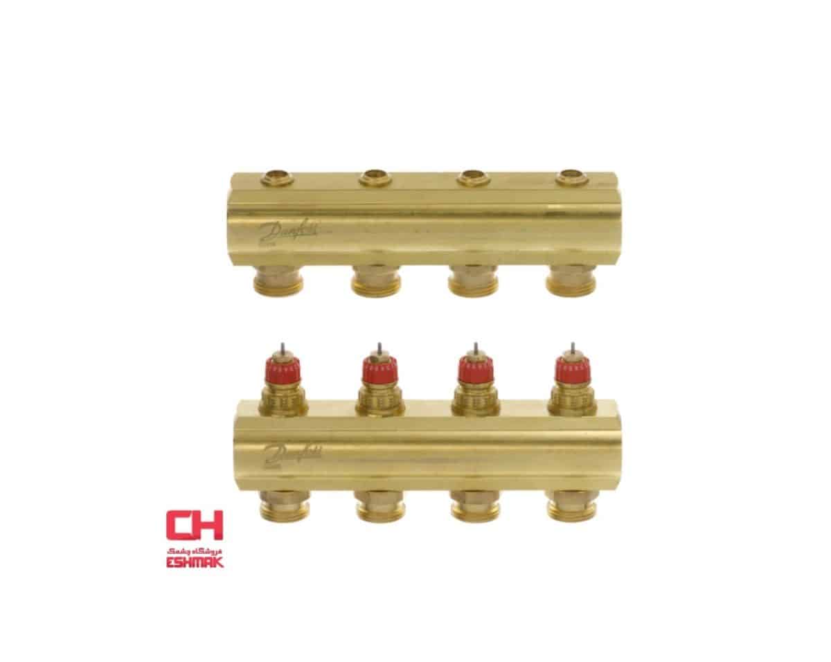 ست کلکتور گرمایش از کف دانفوس 4 انشعاب ساده FHF-4 مدل 088U0504 - Image 1