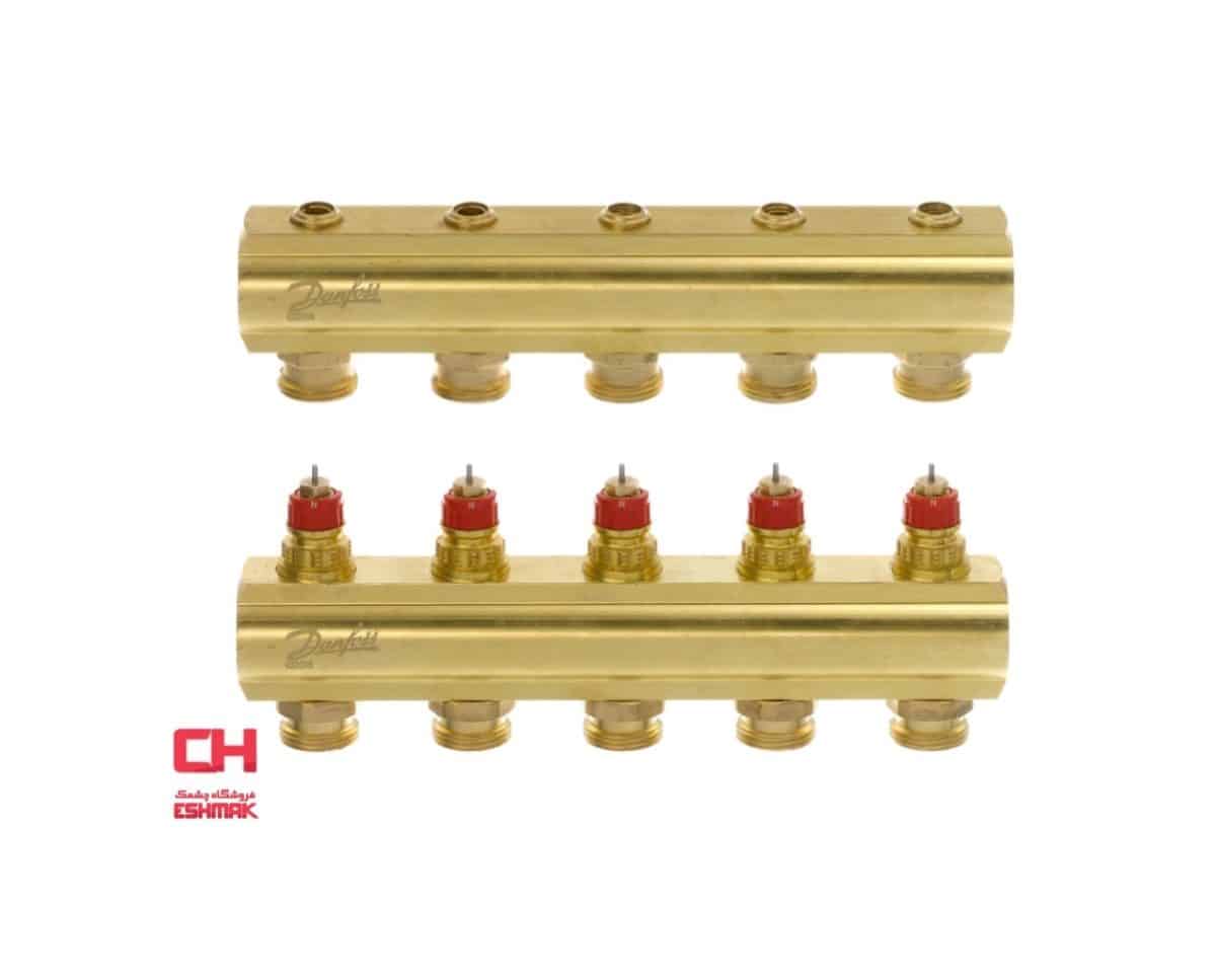 ست کلکتور گرمایش از کف دانفوس 5 انشعاب ساده FHF-5 مدل 088U0505 - Image 1