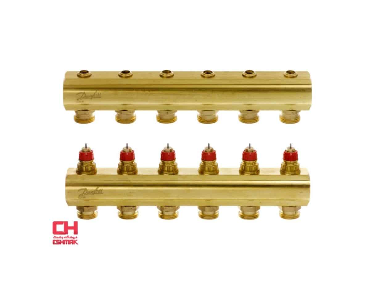 ست کلکتور گرمایش از کف دانفوس 6 انشعاب ساده FHF-6 مدل 088U0506 - Image 1
