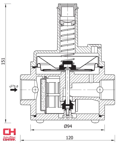 Setaak Regulator SET245 hvak ir dimention
