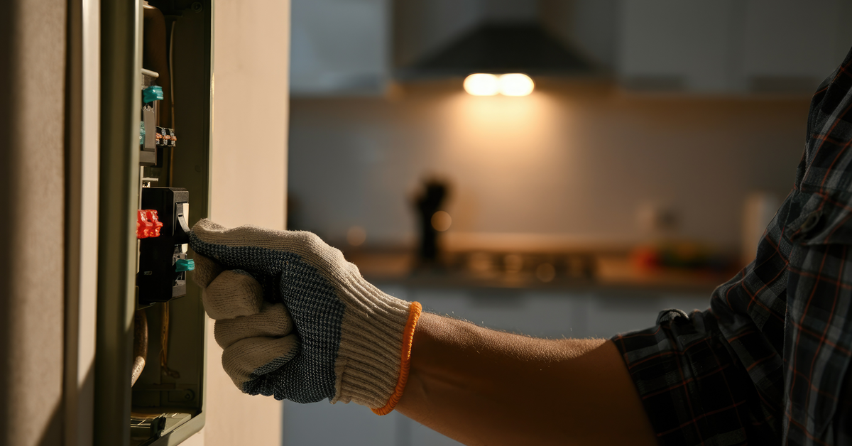 Package in the kitchen or terrace